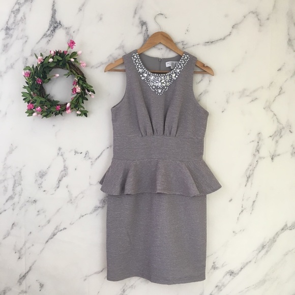Jackie Jon Dresses & Skirts - 🎄Jackie Jon Sparkly Holiday Peplum Dress